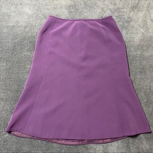 Kasper Classics purple skirt